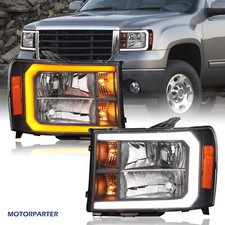 Led Drl Headlights W Turn Signal For 2007-2014 Gmc Sierra 1500 2500hd 3500hd Led Drl Headlights W Turn Signal For 2007-2014 Gmc Sierra 1500 2500hd 3500hd