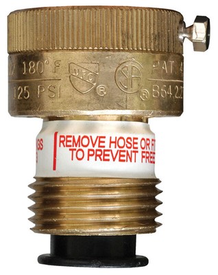 SharkBite 19600-0000 Vacuum Break Screw in Brass on Sediment Faucet 3/4 in.