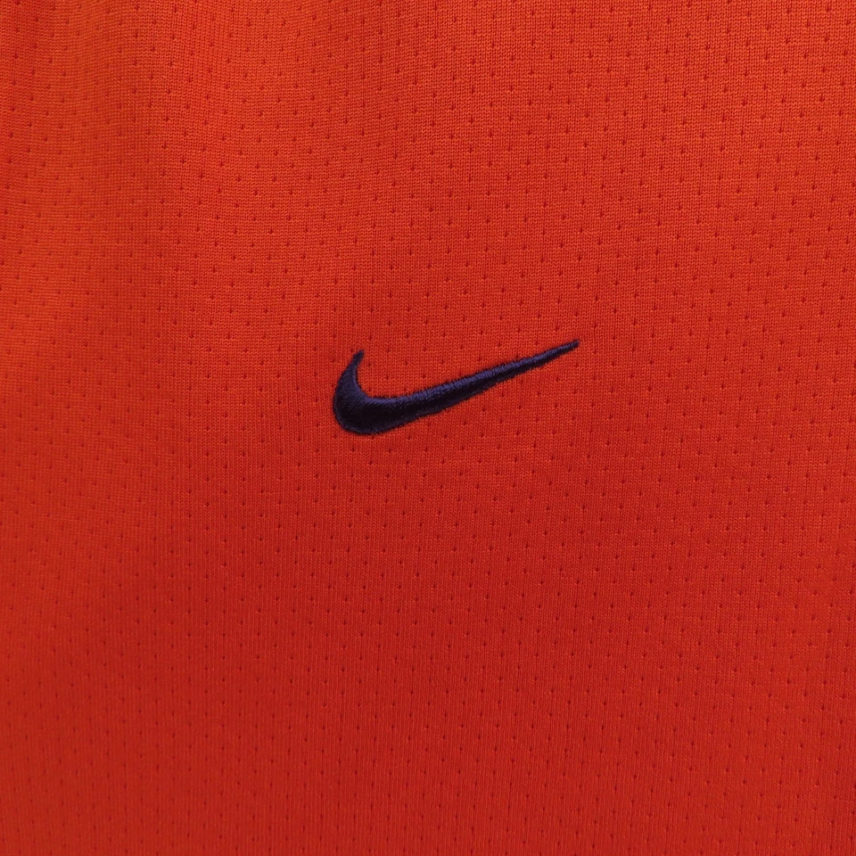 Clemson Tigers Polo Shirt Mens 2XL Long Sleeve Orange Paw Nike NCAA - Image 3 of 4