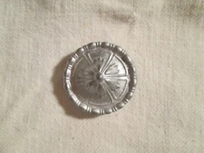 SLAG GLASS PANEL LAMP FINIAL FOR B&H MILLER TIFFANY RAINAUD MISSION ART DECO 