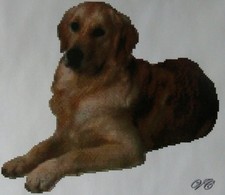 Labrador Retriever Dog Counted Cross Stitch Chart #16-133 