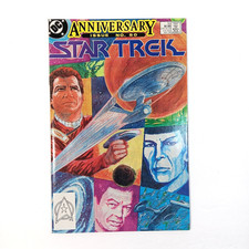 Star Trek #50 DC Comics 1988 Direct Edition Anniversary Issue Ed Hannigan Cover
