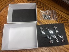 Schaller Grover Style Chrome Locking Staggered Tuners 6 Left