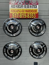 Vintage Set Of 4 -1963-1964 Chevrolet 14 Ss Spinner Hubcaps Impala Chevy Ii Vintage Set Of 4 -1963-1964 Chevrolet 14 Ss Spinner Hubcaps Impala Chevy Ii