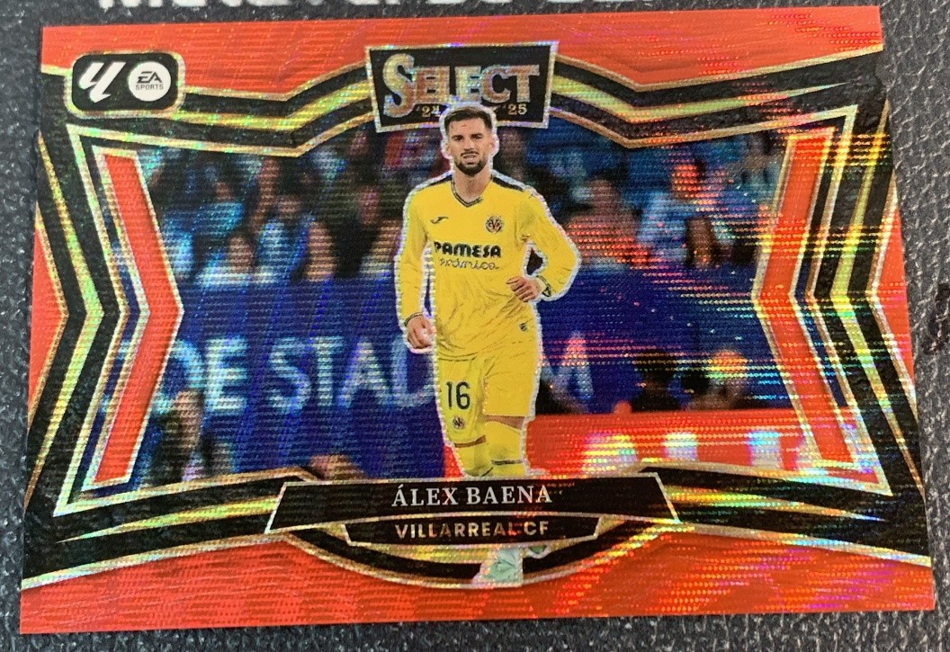 Alex Baena 2024-25 Panini Select La Liga Field Level Red Wave Prizm 54/59 #249