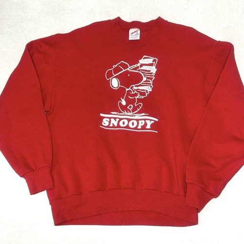 Sweat à Capuche Rouge Lupa Roma – Vintage – Années 80/90 – Taille Homme