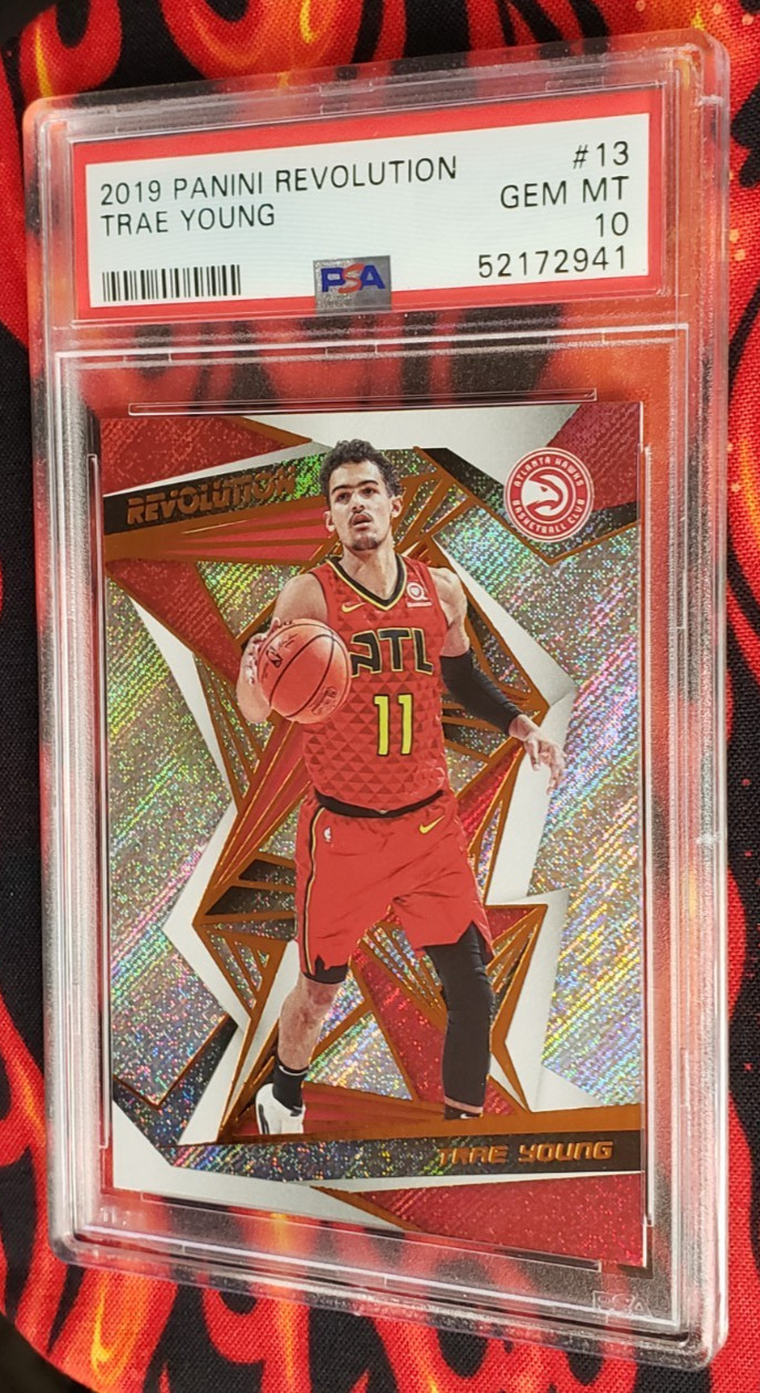 Rookie Revolution Insert ~ Trae Young ~ 2019 Panini #13 Basketball Card [PSA 10] view 6
