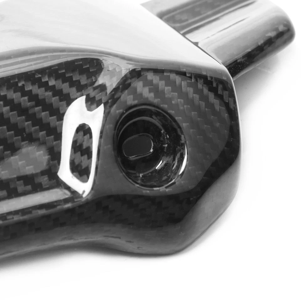 Protector de cubierta de tanque de gasolina delantero de fibra de carbono real para Yamaha MT 09 FZ09 2014-2020 Foto 3 de 4