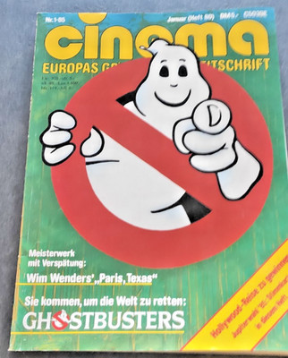CINEMA 1/85 - GHOSTBUSTERS -PARIS,TEXAS - JUPITER ´85 - DIE FRAU IN ROT