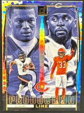 2024 Panini Donruss DJ Moore / Jaylon Johnson Production Line #8 Chicago Bears
