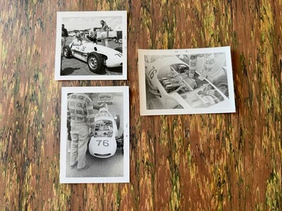 3 RACE CAR LOT  60s PHOTOS PIT CREW PHOTOS RAW FORMULA JR. COTATI CALIFORNIA
