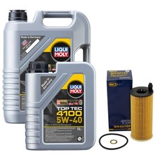 Motoröl Set Top Tec 4100 5W-40 6 Liter + Ölfilter für BMW 1er 3er Mini Toyota