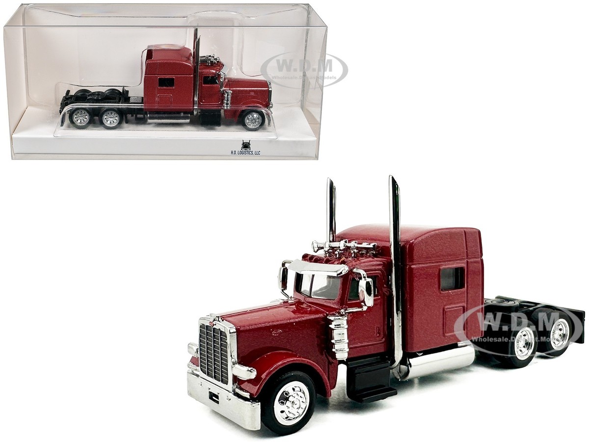 PETERBILT 389 TRUCK W/SLEEPER RED 1/87 (HO) SCALE BY HO LOGISTICS