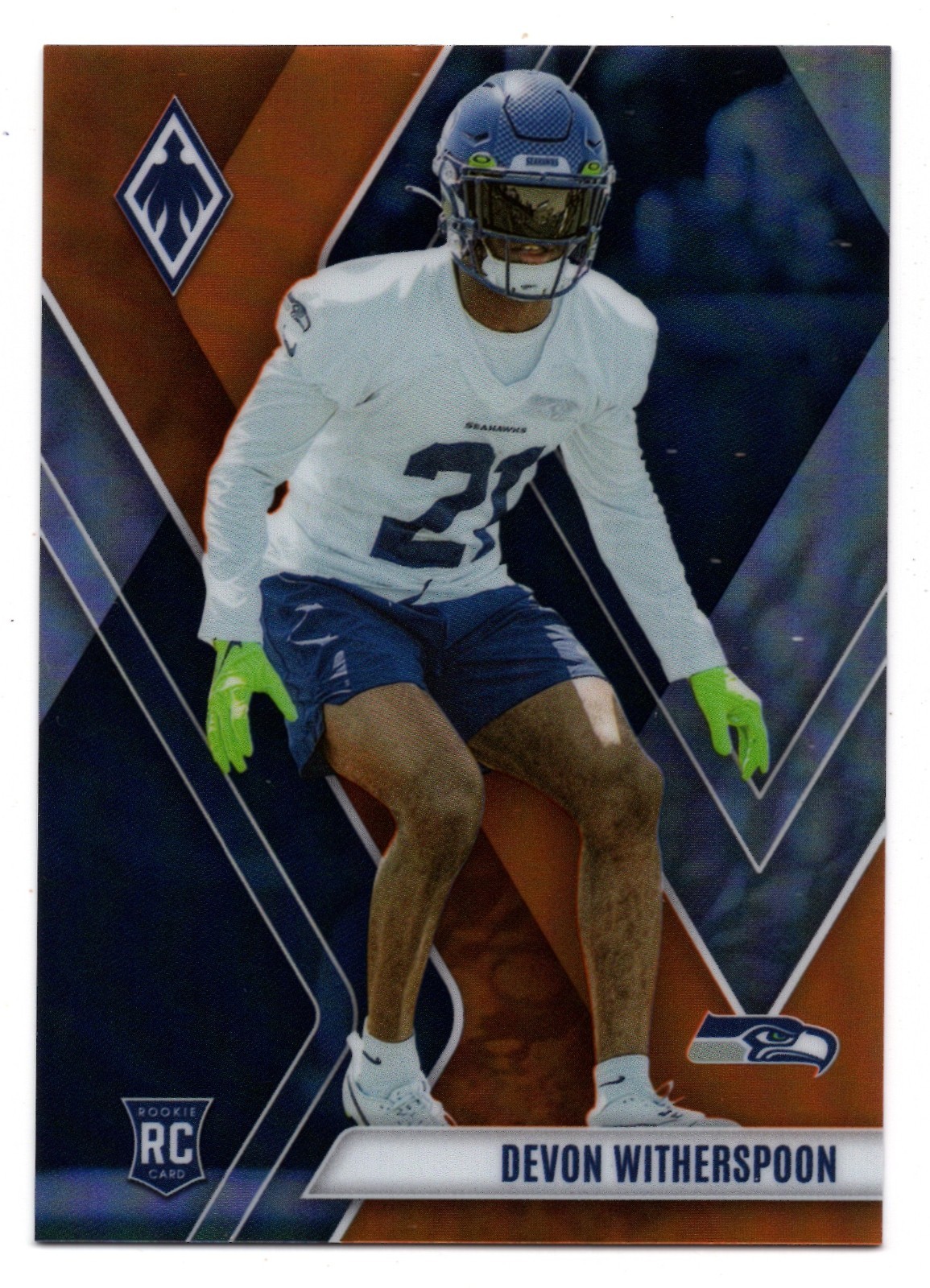 2023 Panini Phoenix DEVON WITHERSPOON #145 Orange Rookie /99-Seahawks