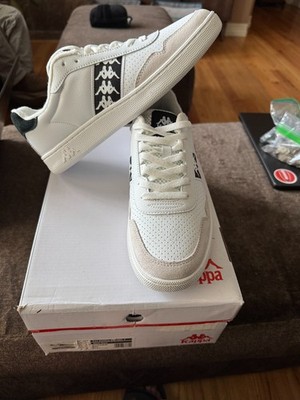 Kappa Banda Barnel 7 Sneakers White Black Men's Size 9.5 New in Box Unisex