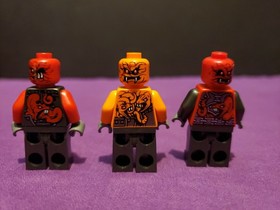 LEGO Ninjago Hands Of Time Minifigure Lot Dual Heads Kai Jay Blunck Slackjaw