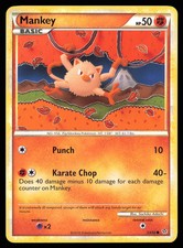 Mankey 53/95 | LP | HS—Unleashed | Pokemon TCG - VINTAGE 2010 on eBay