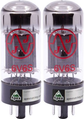 6V6, Double Mica, JJ Electronic, Matched Vacuum Tube, Apex Matched Pair, Power