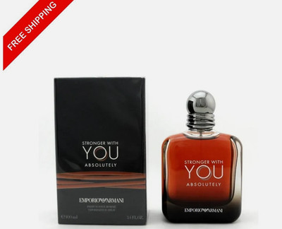 Giorgio Armani Stronger With You Absolutely 100ml 3.3oz Eau de Parfum New In Box