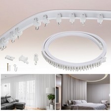 Gardinenschiene Flexibel Biegbar Gardinenstange Vorhangschiene 3/5 Meter Decken