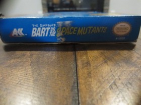 The Simpsons Bart vs the Space Mutants Nintendo Nes Authentic VG Shape