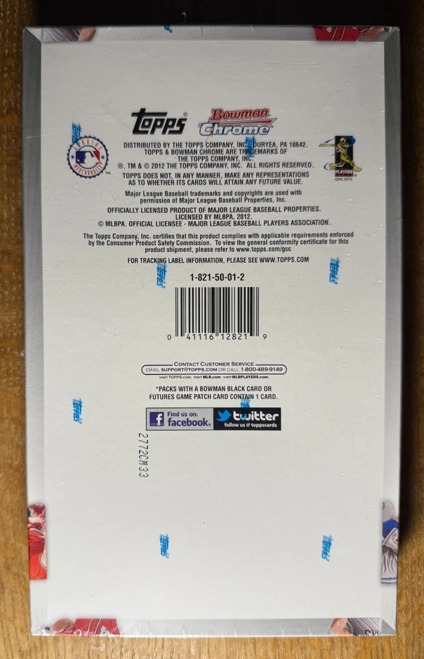 2012 Bowman Chrome Baseball Sealed Hobby Box...Cole, Bogaerts, Darvish Auto RCs? - Image 4 of 4