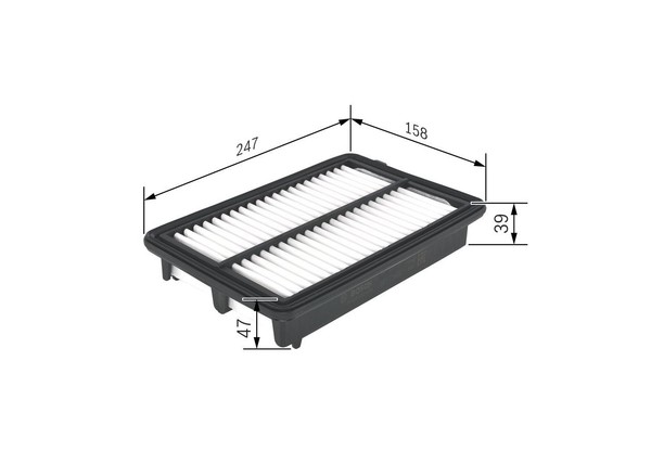 NEU - Bosch F026400439 Luftfilter FüR Honda-image