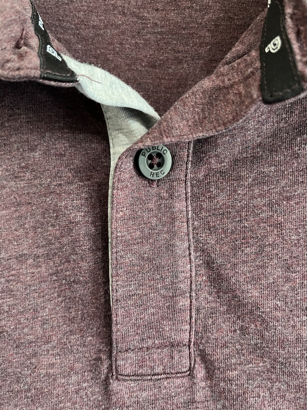 Public Rec Men's Polo Golf Shirt Short Sleeve Pima Cotton Blend Maroon XXL