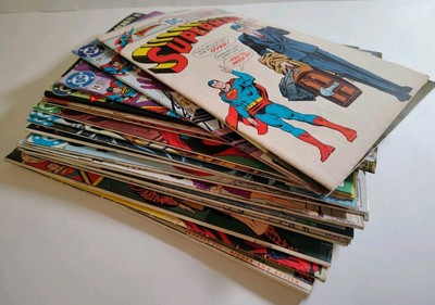 Superman /Action Worlds Finest Comics Reader Lot Bronze Age DC 22 Books Batman