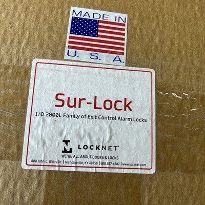 Lock Net Sure-Lock I/O 2000L-03IC Panic Device Auto Exit Alarmed