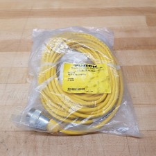 Turck RKC 8T-10-RSM 50/S1587/S3253 Cable, 90C, 300V, 5 Pin Male, 5 Pin Female