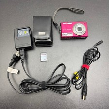 Nikon Coolpix S630 Digital Ruby Red Camera w/Case 2GB SD Charger Battery USB