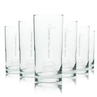 6X Bauer Saft Glas 0,4L Longdrink Amsterdam Becher Cocktail GläSer Gastro Bar