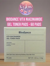 Biodance Vita Niacinamide Gel Toner Pads – 60 Authentic & Trusted US Seller