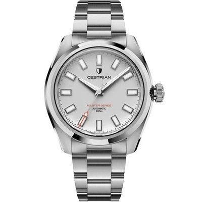 Cestrian Master Series V3 weißes Zifferblatt automatische Herrenuhr CM-WT001