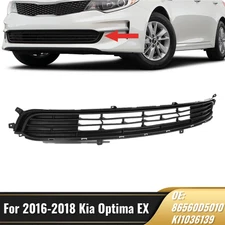 Front Bumper Lower Grille Grill Black For 2016-2018 Kia Optima EX 86560D5010