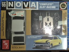 AMT SLOT STARS 1966 CHEVY NOVA SS 1/25 SCALE SLOT CAR KIT AMT745/12 SEALED NEW