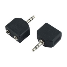 3.5mm 1 to 2 F/M Audio Splitter Adapter Converter 2 Pcs