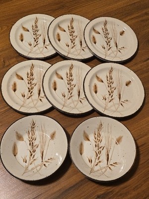 Midwinter Stonehenge Wild Oats Plates Microwave Dishwasher Safe Botanical