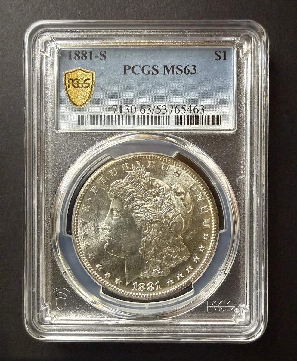 MS 63 Graded 1881 Year Morgan US Dollars (1878-1921) for sale | eBay