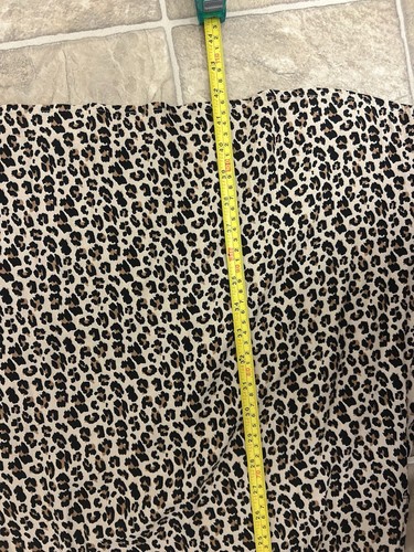 Banana Republic Leopard Print Midi Dress Long Sleeve V Neck Size Large - Picture 14 of 14