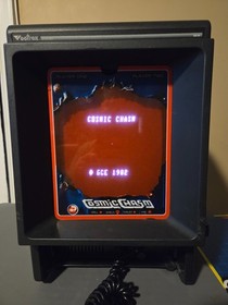 Retro GCE Vectrex Arcade System Game Console Box w/ Games & Overlays - Works