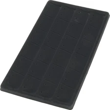 5 Black 24 Earring Display Tray Inserts