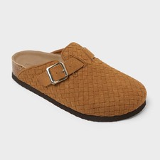 Women's Riley Woven Clogs - Universal Thread Brown Shoes