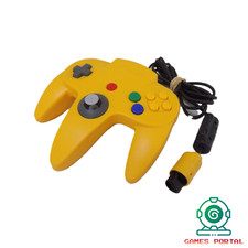 Nintendo 64 Official N64 Controller – Upgraded Hall Effect Analog Stick - Yellow