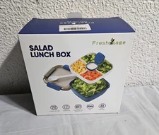 Freshmage Salad Lunch Box - Keep Your Lunches Fresh & Organized!