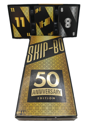 Skip-Bo 50th Anniversary Edition von Mattel Kartenspiel Klassiker Unvollständig