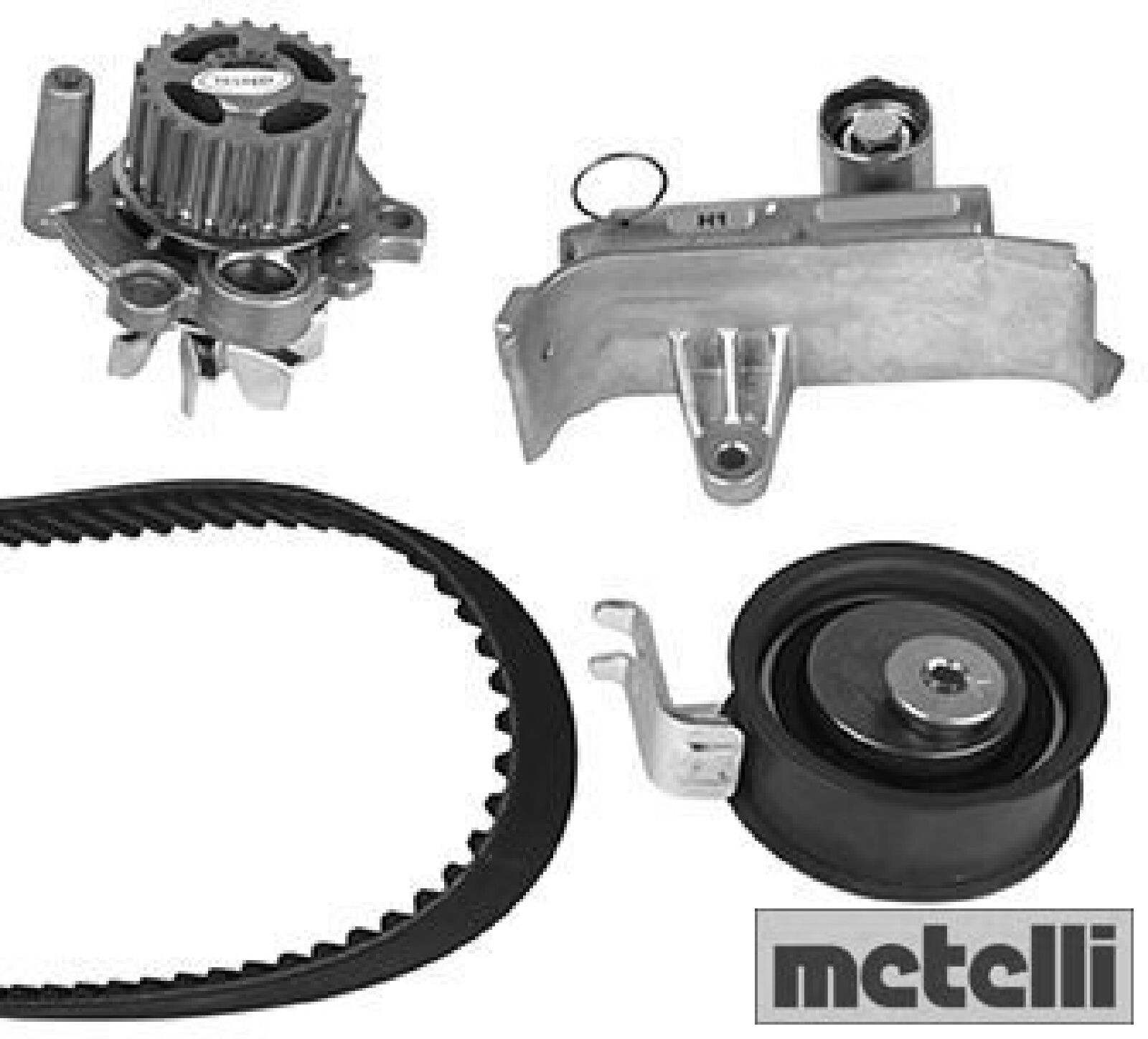 metelli 30-0947-4 Wasserpumpe + Zahnriemensatz Zahnriemensatz Zahnriemen