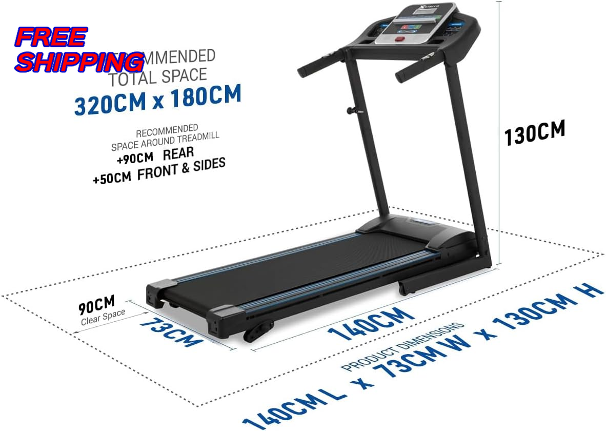 XTERRA Fitness Premium Folding Smart Treadmill TR150 250+ LB