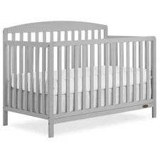 Odelle 5-In-1 Convertible Crib, Converts from Baby Crib to Toddler Bed, Day Bed,
